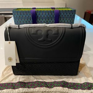 Tory Burch FLEMING MATTE CONVERTIBLE SHOULDER BAG - New With Tags